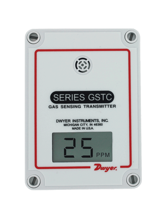 GSTC-C-LCD-FC | Carbon monoxide duct mount transmitter